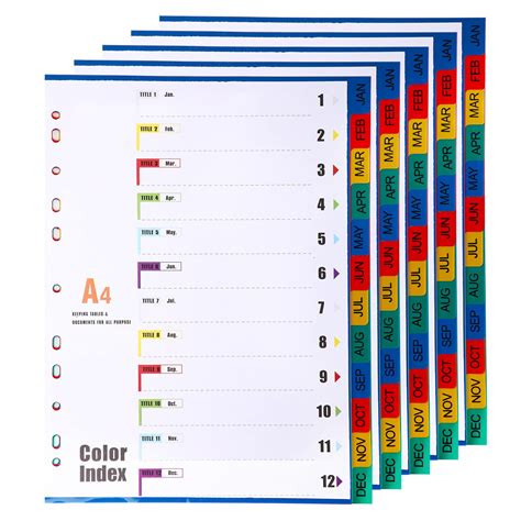 Z Colors&Numbers Mintra Separatore Plastic A