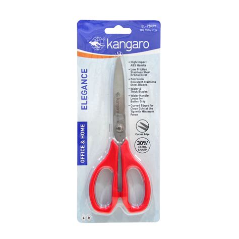 [S-SI131003] 73Ny Size 18.5Cm Kangaro Office Scissors Large Model El - 73N / Y Size 18.5 cm Kangaro