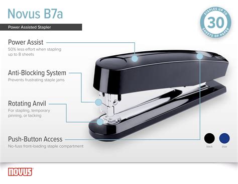 30 Sheet Germany Novus Stapler Model B7A - 30 Sheets Germany Novus