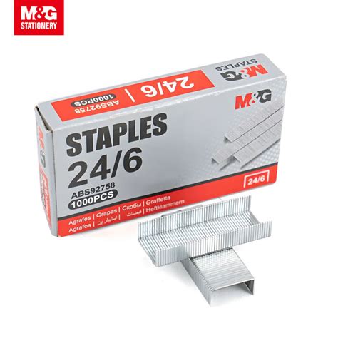 [S-ST303068] Staples, Size 24 / 6, Matel, M&g