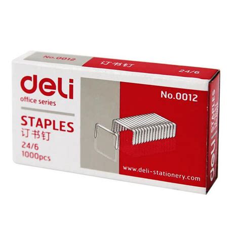 Deli Staples Size 24 / 6 Metal