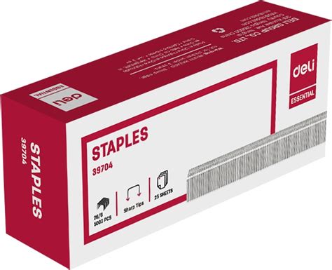 Deli Staples 26 / 6 Metal