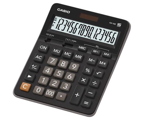 16 Medium 16Digit Casio Calculater Model Gx