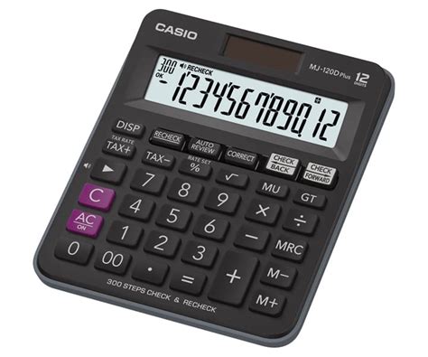 Bk Casio Calculater Model Mj - 120D Plus