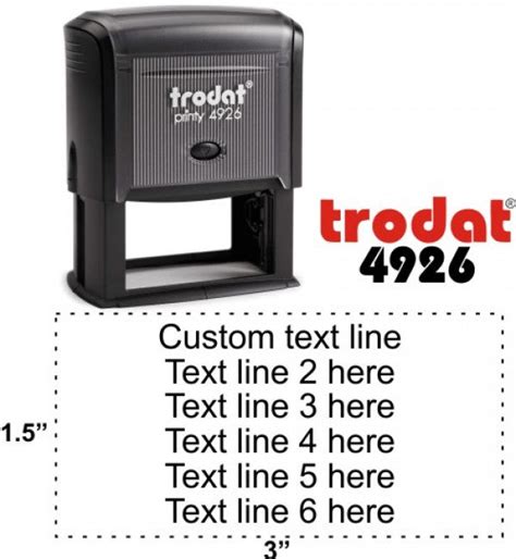 Trodat Stamp Printy 4926
