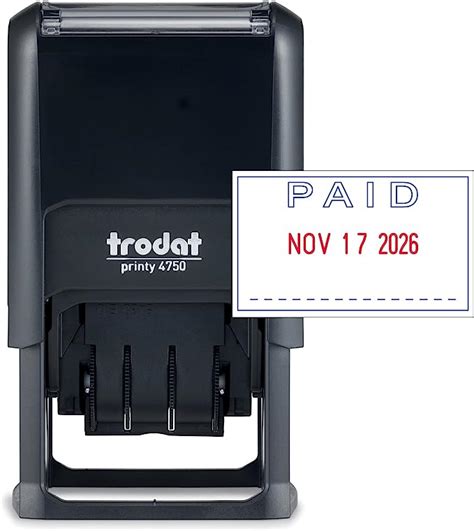 Trodat Stamp Date Printy 4750