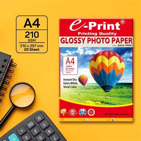 [A-PC210050] Photo Paper Paper Glossy180 Gsm, A4 - 20 Sheets - A - 106
