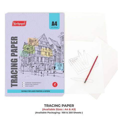 [A-PC401050] 70 GM Tracing Paper Sketch A4 - 70 gsm