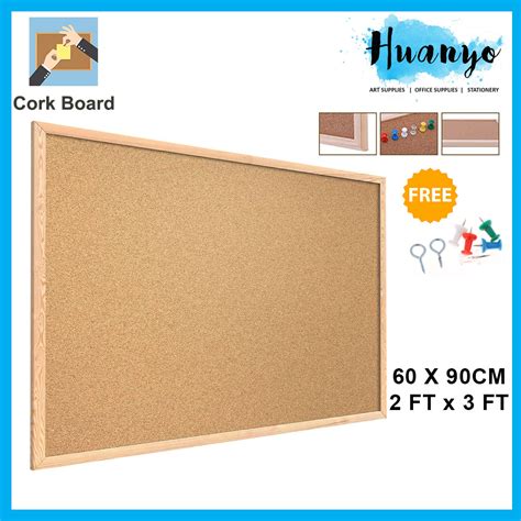 [B-BO112050] Office Mix Corck Board Size 60 x 90 Brown - Anda