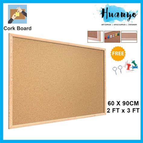 [B-BO728050] Maden Corck Board Size 60 x 90 - Two Sides