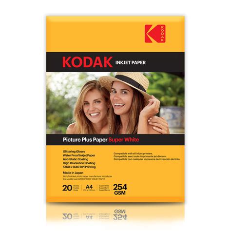 Kodak Paper Glossy 235 Gsm, A4 Sheets