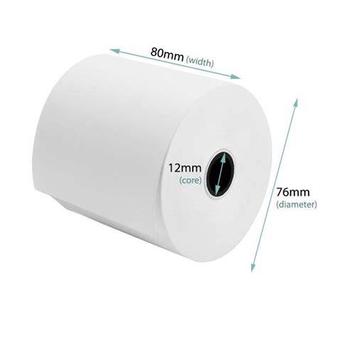 Paper Roll Thermal Size 7.9 x 30 mm Dim