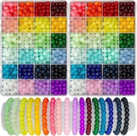 50Gm Office Mix Beads Crystal Colors - 50 gsm Office Mix