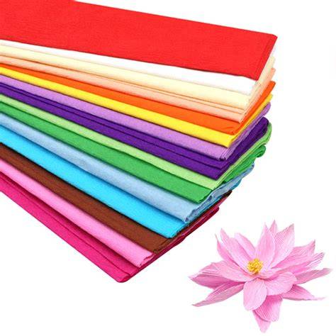 Madn Crepe Paper (corisha) Set 10 - 1m x 50 cm Mix