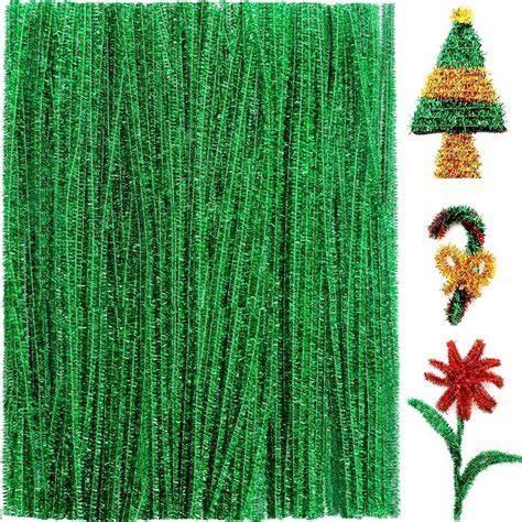 Office Mix Pipe Cleaner Glitter 25 Stick Green