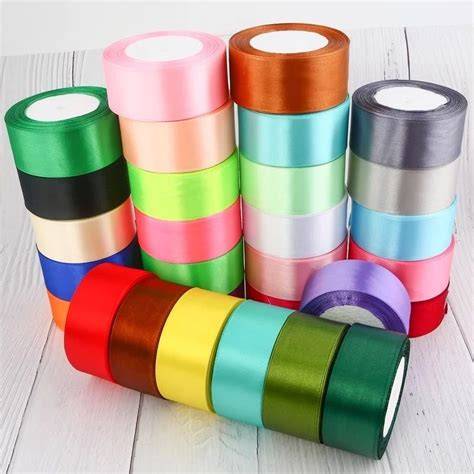 Office Mix Satin Ribbon Roll 1 cm Dark Brown