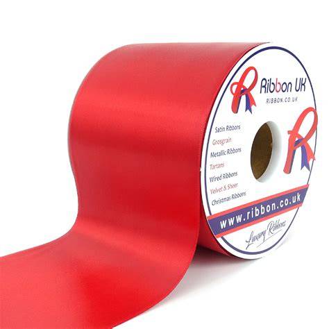 Office Mix Satin Ribbon Roll 4 cm Red