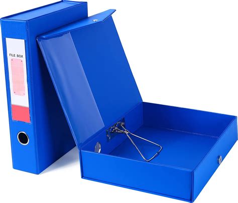 Box File Perqueen Size4 cm - FS - Today - Blue