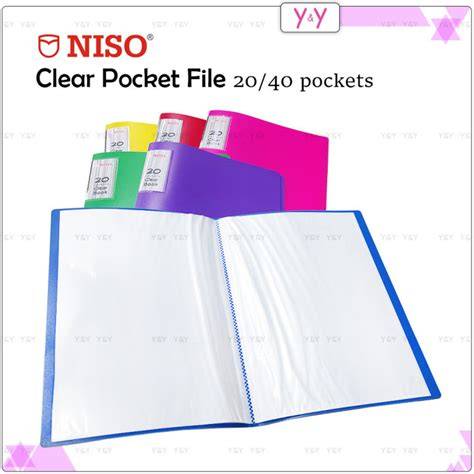 File Display Holder 40 Pockets Size A4 Hyunday
