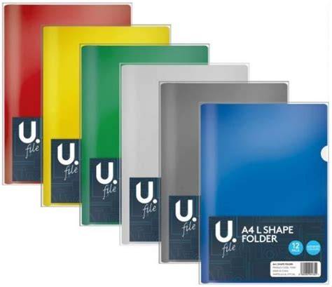 [F-FU507030] 75 Micron Sofiplast File U Shape Size A4