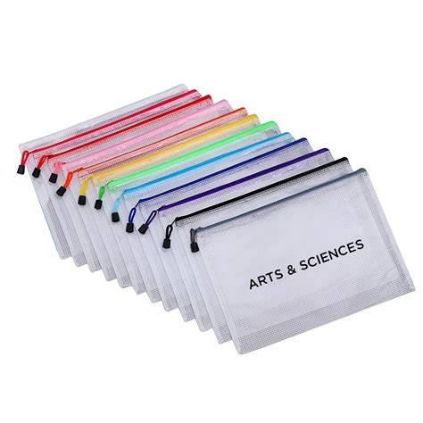 [F-FZ126050] A4 File Zip Fabric