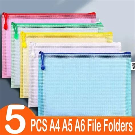[F-FZ130050] A6 File Zip Fabric