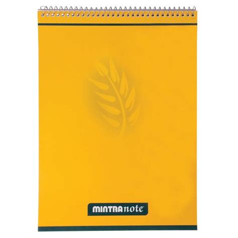 Block Note Spiral 40 Sheets A4 Mintra