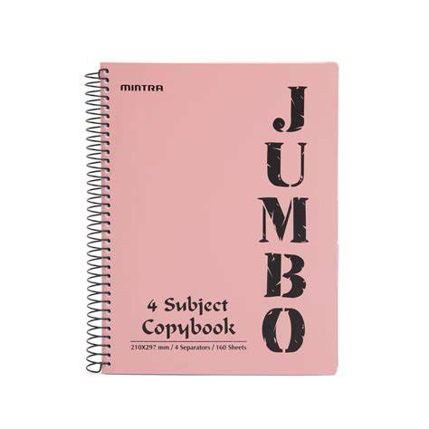 Note Book Jumbo 200 Sheets A4 / 5 Subject Mintra