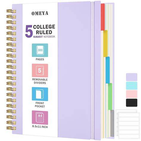 5 Subject Notebook My Copy - 200sheets - A4