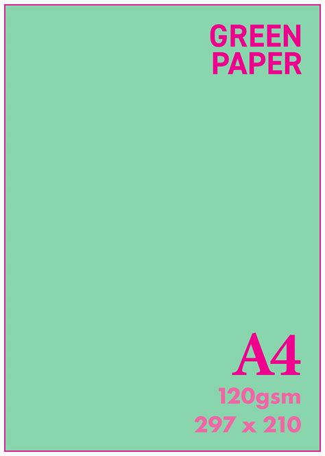 Green Mintra Paper Flying A4 100 Page - 118