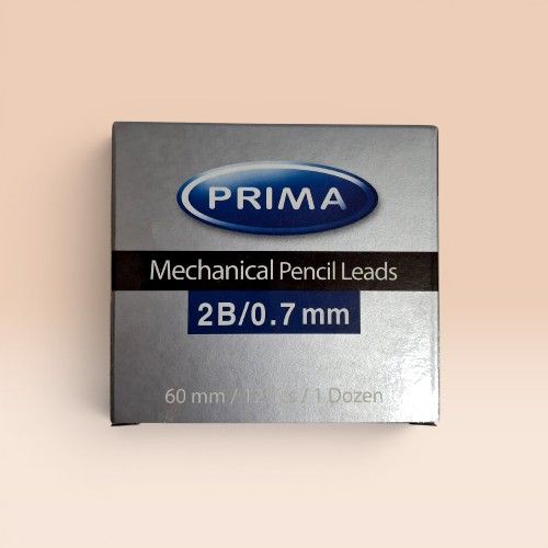 [P-LE133005] Prima Mechanical Pencil Leads 2B 0.7 mm - Black