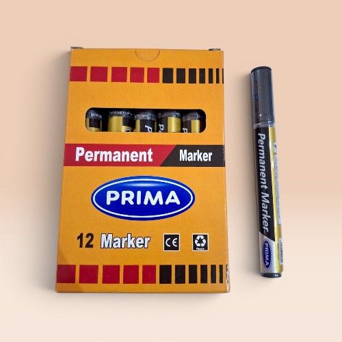 Prima Permanent Marker Pen Black