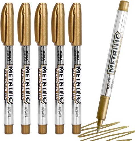 [P-MP404092] Golden Marker Pen Doko Metallic