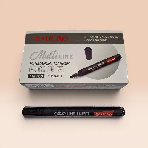 [P-MP457050] Micro Marker Pen Tm 188 - Black