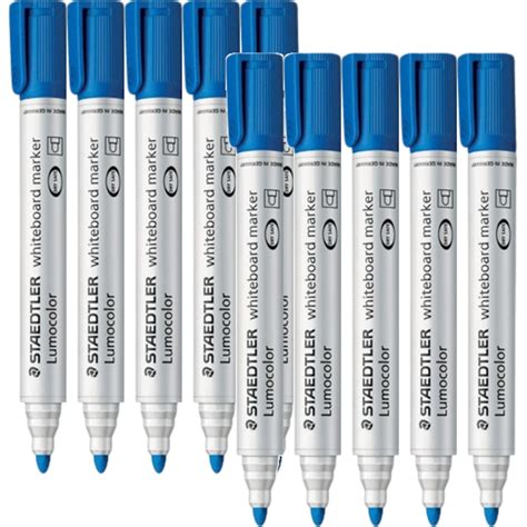 9 Staedtler Whiteboard Marker Blue Model 351