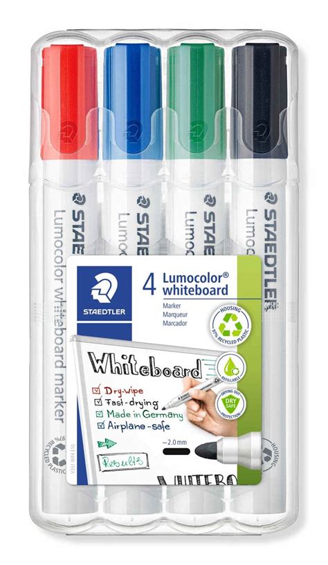 9 Staedtler Whiteboard Marker Red Model 351