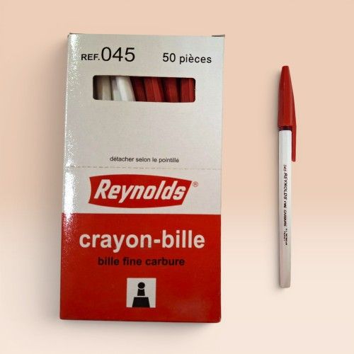[P-PD145034] Ballpoint Pen Model 045 Size 1.0mm Red Reynoldes