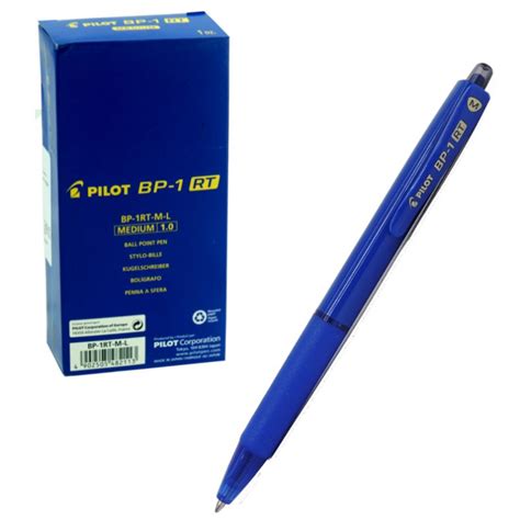 Pilot Pen Dray Model Ball Point Bp - 1RT - Medium - 0.1 - Pilot - Blue