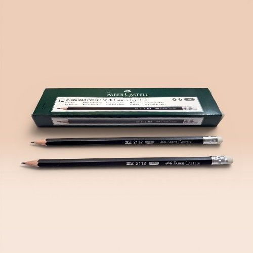 [P-PE129009] Fabercastel Pencil with Ereaser 2112 - Hb