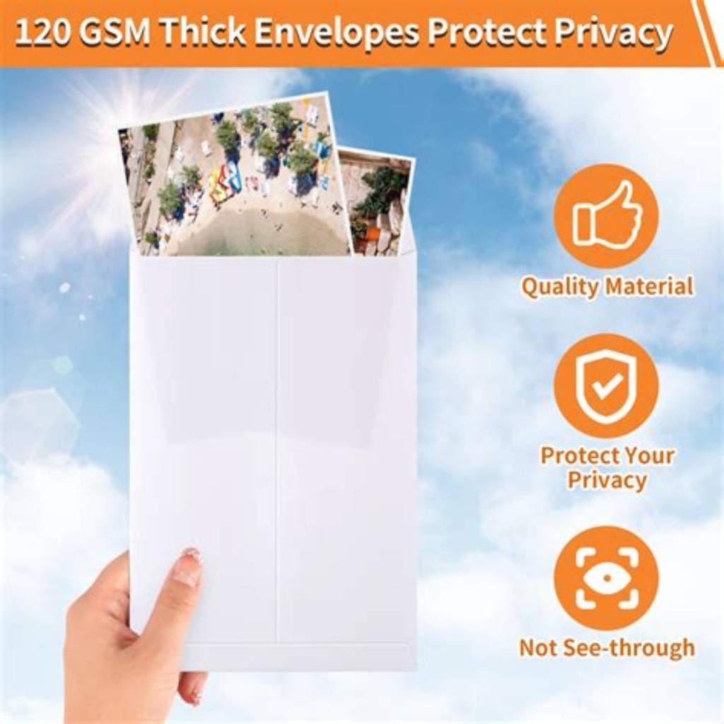 [A-EN104031] Masy Envelope White Self-Adhesive A3