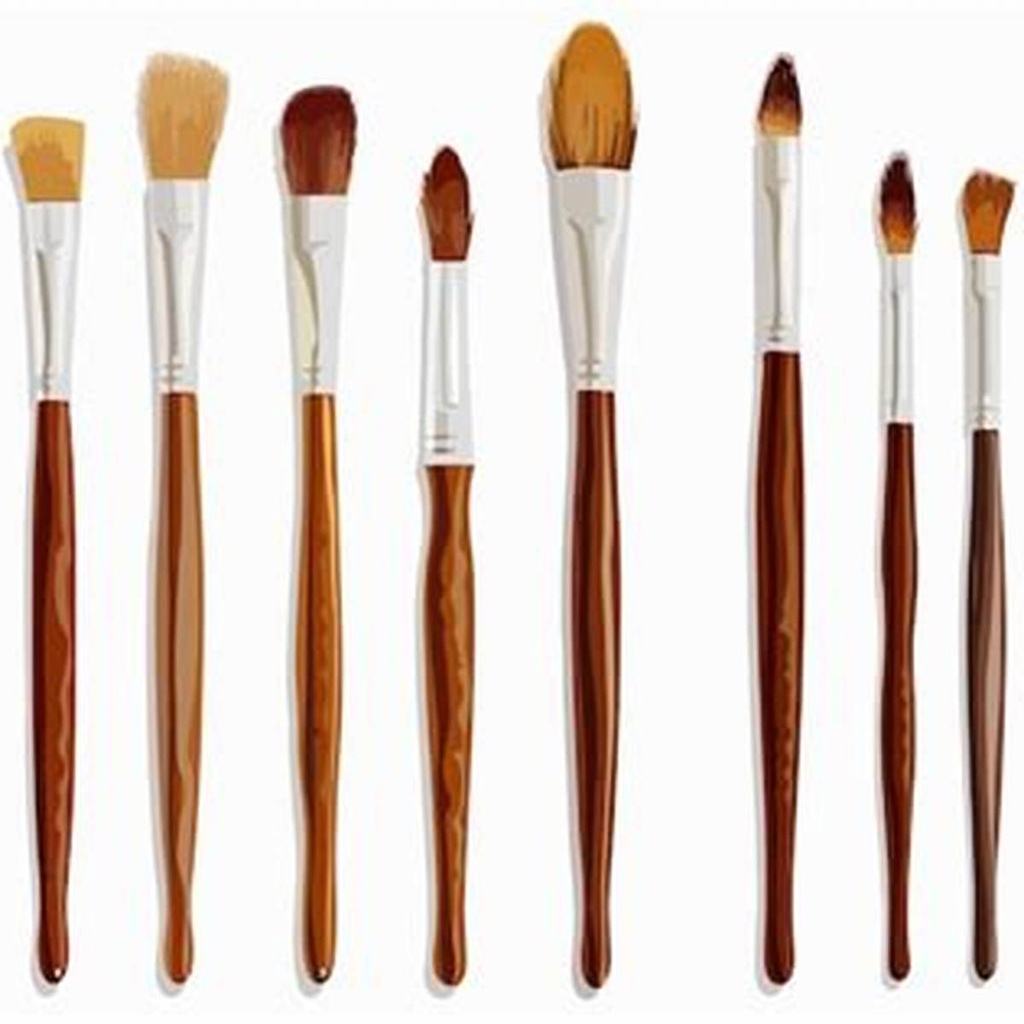 Brush Artist Size 4 Flat Keep Smiling