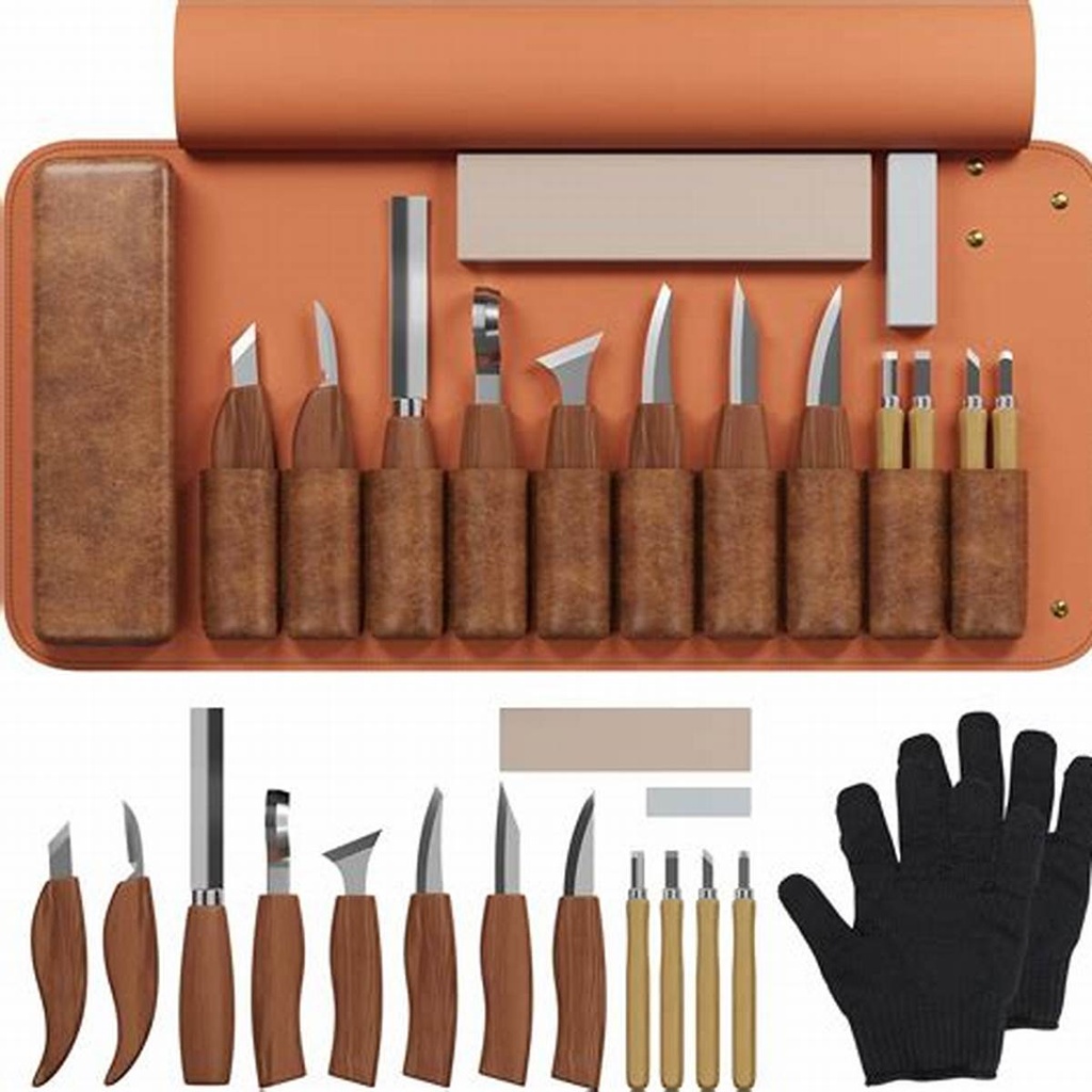 [C-AB054050] Carving Set Model 8 Pcs WD-3 Keep Smiling