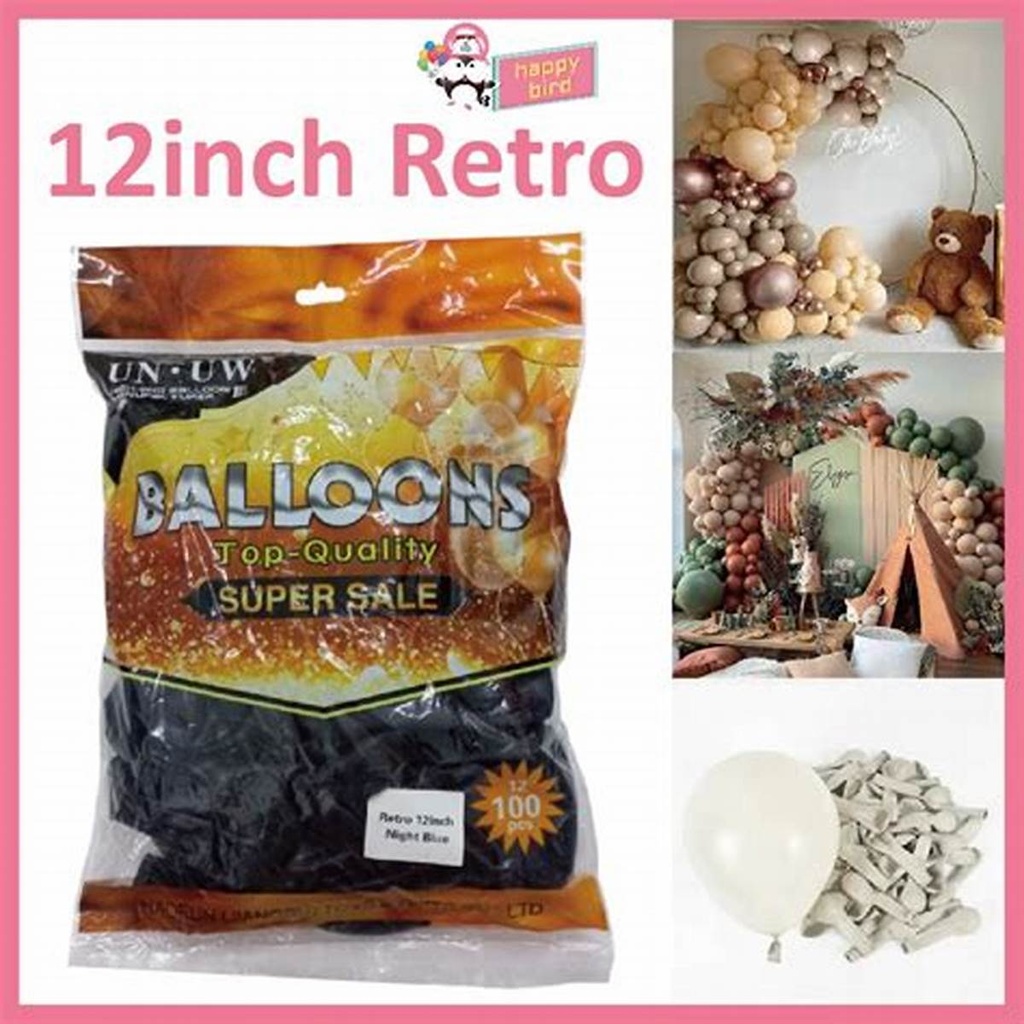 [C-AR022050] Office Mix Balloon 100pcs Black