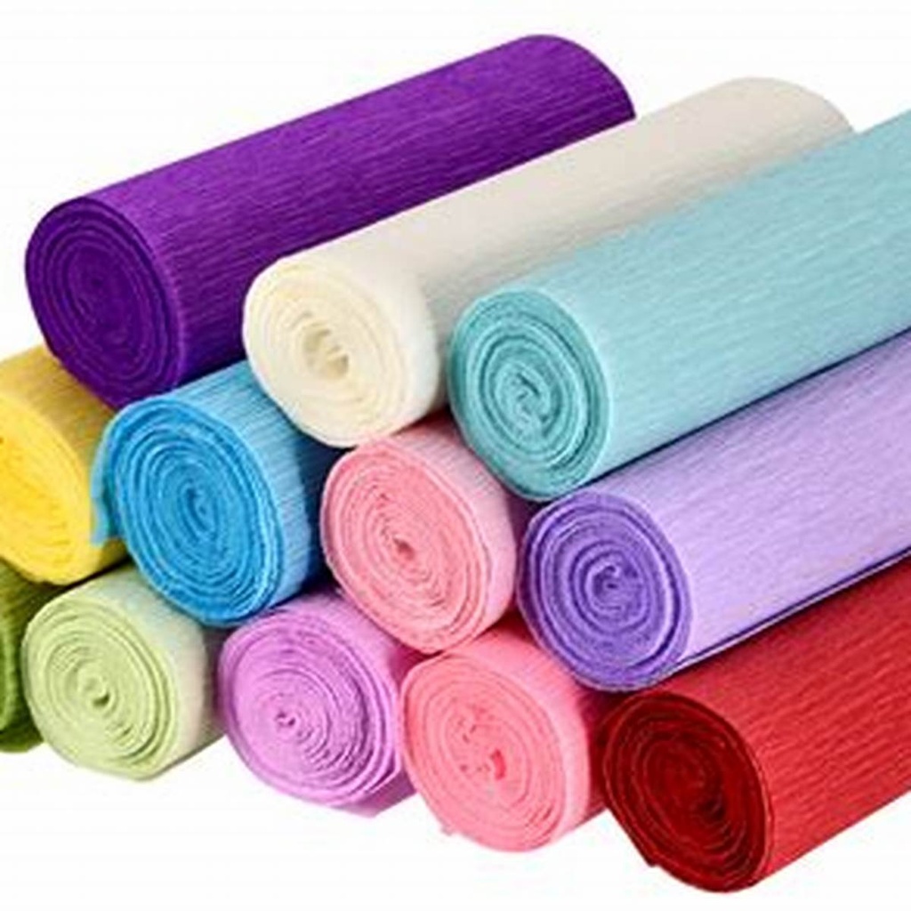 [C-AR199050] Tohama Crepe Paper (corisha) Set 10 - 1 Meter