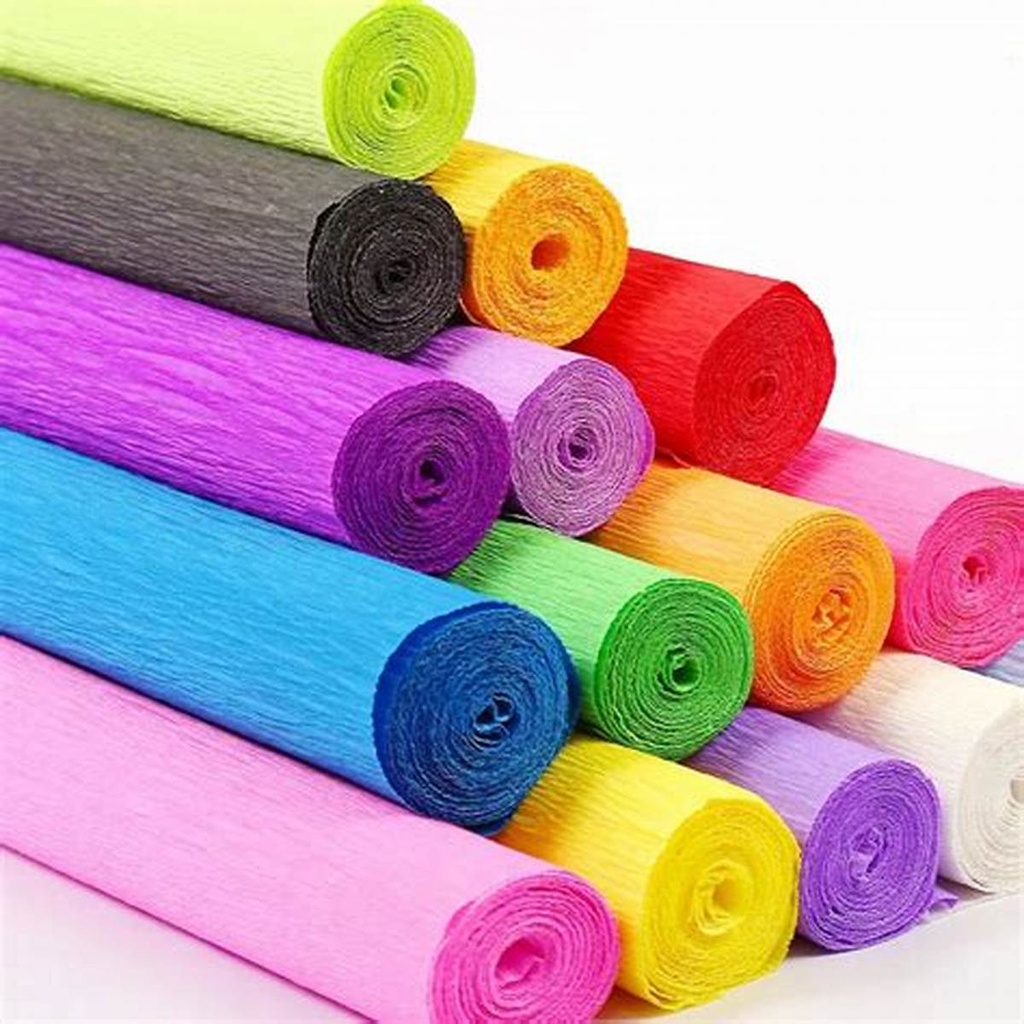 Crepe Paper (corisha) Set 10 - 1m x 50 cm Mix Power
