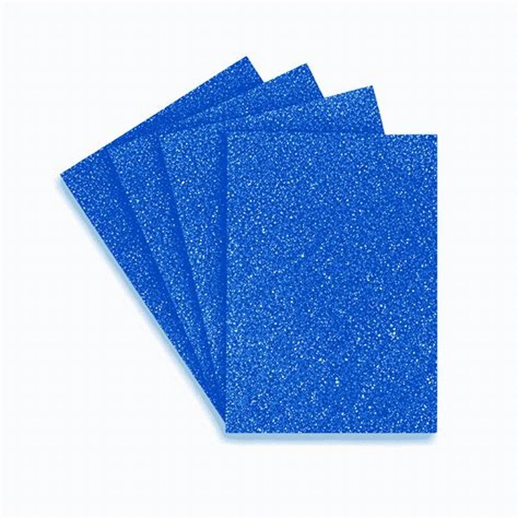 Office Mix Foam Glitter 50 x 70 Light Blue