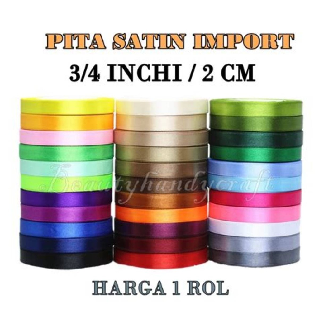 Office Mix Satin Ribbon Roll 2 cm Terquaz