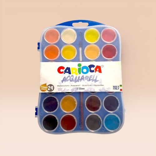 [C-SH215050] 42401 Water Color 24 Colors Acquarell - Carioca
