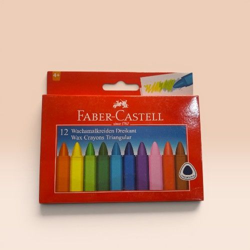 [C-SH403009] Fabercastel Wax Crayoun Color Set 12 - 120090 - Jumbo
