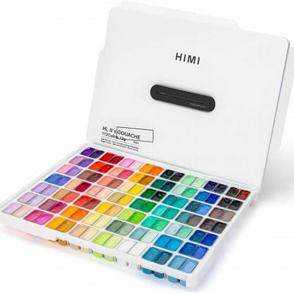 [C-SH872050] Keepsmiling Tempera Gouache Colors 120 Red